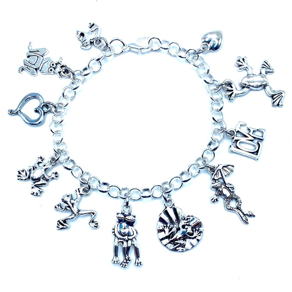 Frog Charm Bracelet
